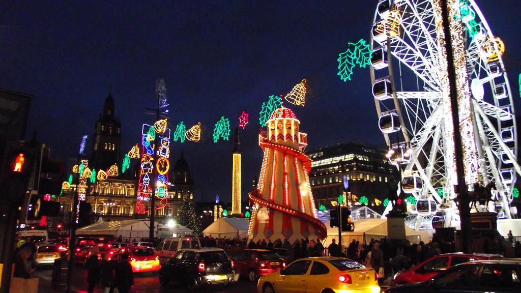 Glasgow Central Station Skyline Apartment With Parking Phòng bức ảnh