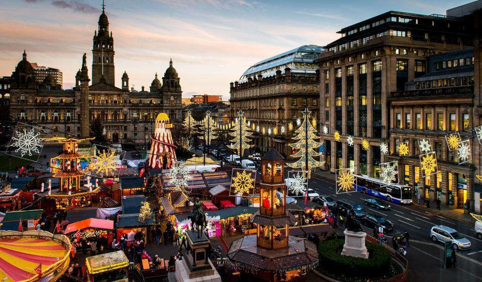 Glasgow Central Station Skyline Apartment With Parking Phòng bức ảnh